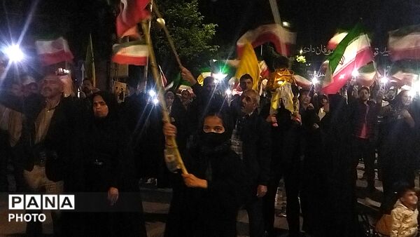  نیشابور در میدان خونخواهی ،شبی دیگر از حماسه آفرینی مردمی نیشابور در قاب پانا 