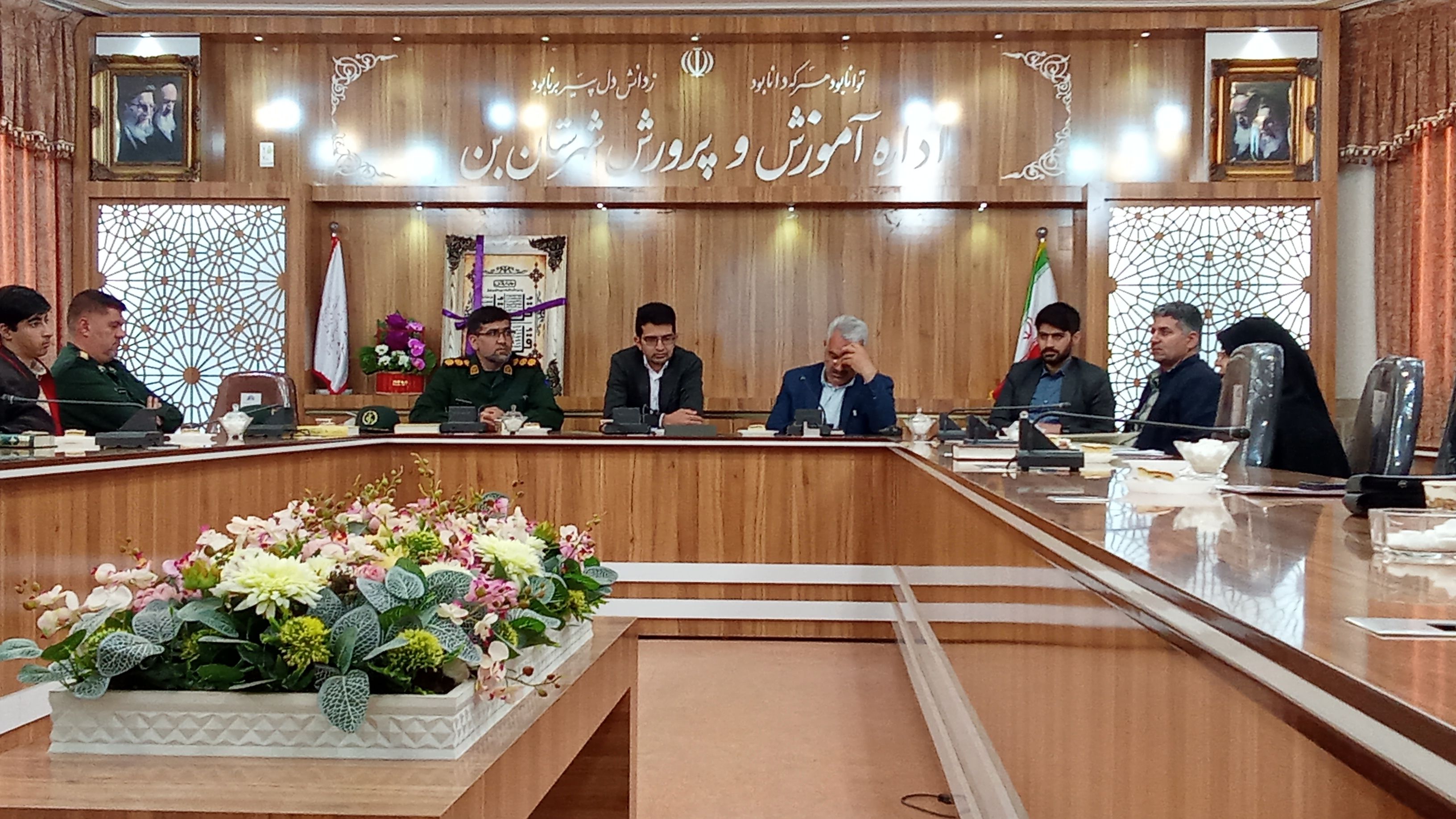 انتصاب فرمانده حوزه بسیج دانش‌آموزی حضرت ثارالله(ع) شهرستان بن 