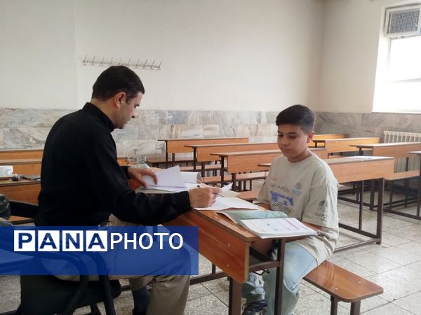  مصاحبه دانش آموزان ورودی هفتم دبیرستان نمونه دانش کاشمر