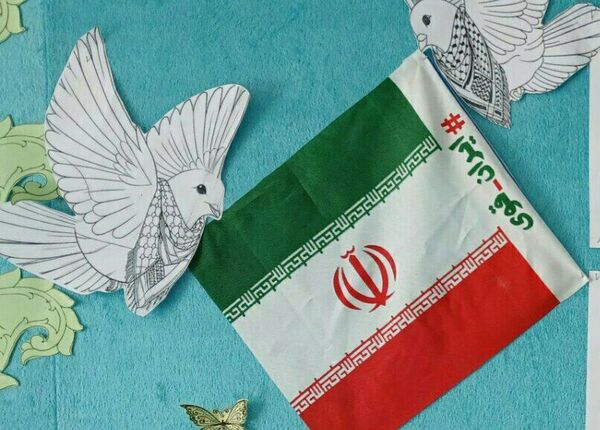 مراسم روز بصیرت و میثاق امت با ولایت در دبیرستان مرحوم میری روستای بزنجرد خلیل آباد