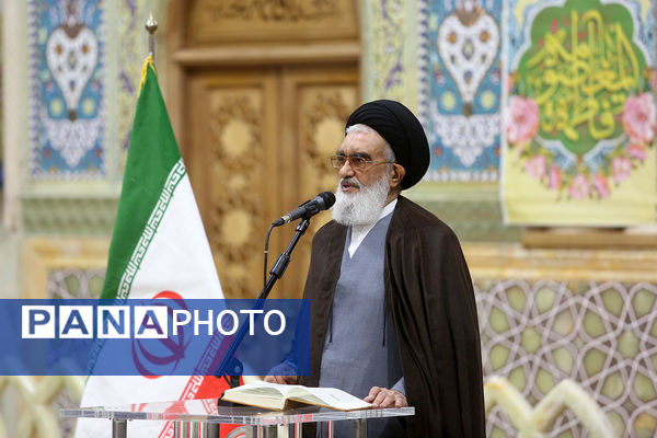 آیین خطبه خوانی خادمان حرم حضرت معصومه(س) به مناسبت روز قم