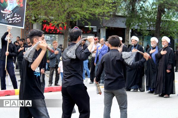 عزاداری باشکوه شهادت امام صادق (ع) در نیشابور