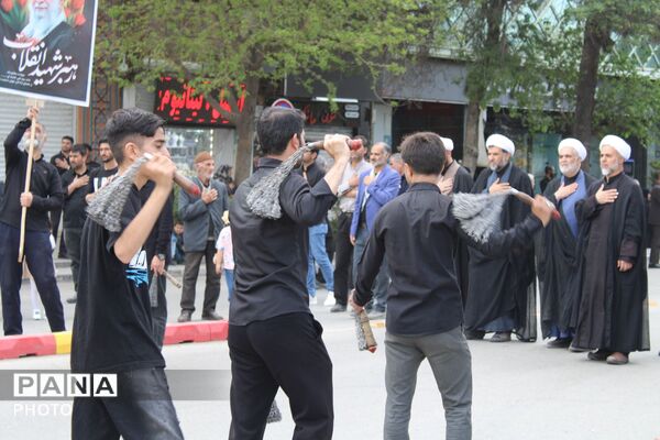 عزاداری باشکوه شهادت امام صادق (ع) در نیشابور