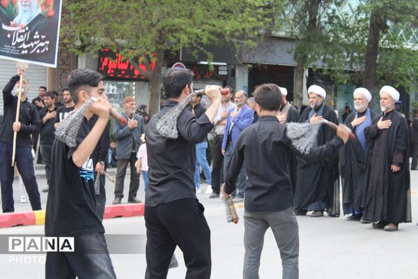 عزاداری باشکوه شهادت امام صادق (ع) در نیشابور