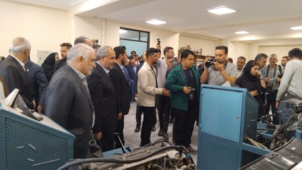 آیین افتتاحیه هنرستان ۱۸ کلاسه حاج حسن شهبازی اهر