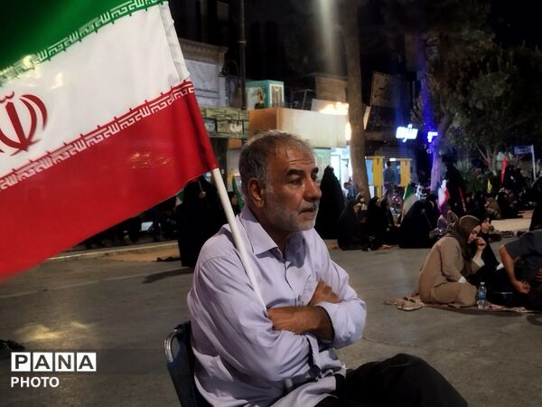دویست و چهارمین شب از شهادت رهبر امت اسلام در حسینیه امام خمینی شهرستان نیشابور 
