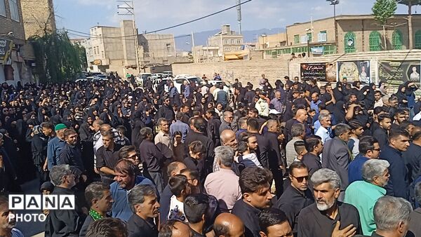 بدرقه و وداع همراه با تشیع شهید سید مصطفی حسینی