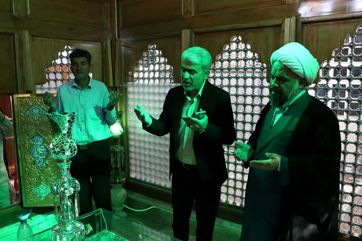 عطر معنویت در آستان بی‌بی سکینه (س) صفادشت