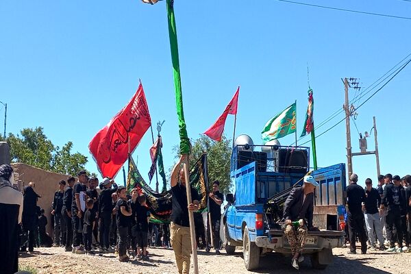 مراسم گرامیداشت تاسوعای حسینی در روستای گزکوه 