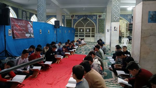  اعتکاف دانش‌آموزی در شهرستان بن