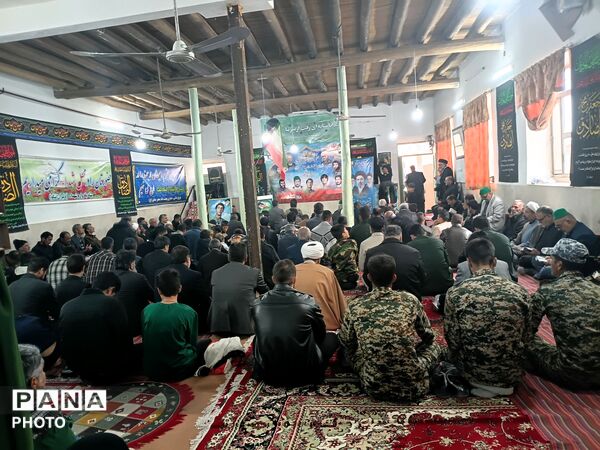 مراسم شهادت امام جعفر صادق(ع) در روستای تنگه علیا