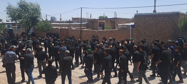 عزاداری ظهر عاشورا در روستای حسن آباد بلهر 