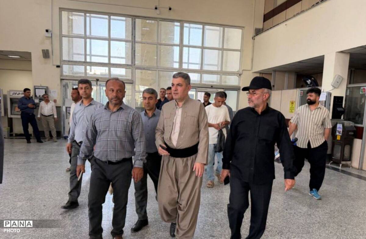 بازدید فرماندار مریوان از مواکب مستقر در پایانه مرزی باشماق