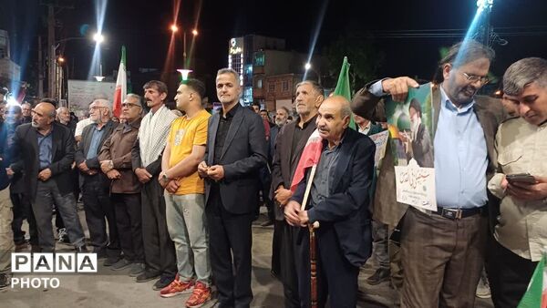 طوفان مردم غیور کوهدشت در موج هفتادودوم
