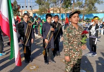 مهمان آسمانی دبستان غنچه‌های ولایت ناحیه 3 شیراز