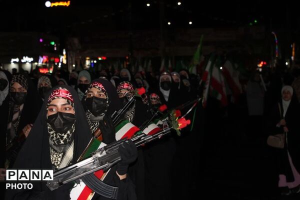 رزمایش دختران «جانفدا ایران» در شهرستان ساوجبلاغ 
