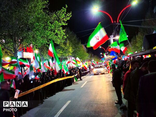 بیست و نهمین شب از اتحاد مقدس مردم کاشمر در کف خیابان 