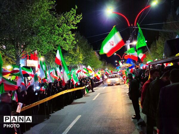بیست و نهمین شب از اتحاد مقدس مردم کاشمر در کف خیابان 