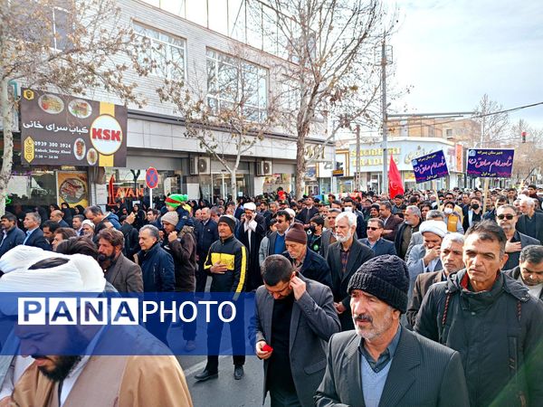 تشییع با شکوه شهید جوادحسن زاده شهید مرزبانی فراجا