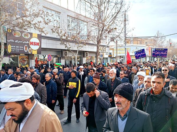 تشییع با شکوه شهید جوادحسن زاده شهید مرزبانی فراجا