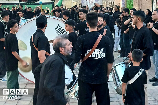  شب عاشورا در امامزاده علی‌اکبر