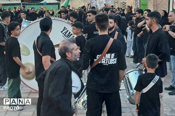  شب عاشورا در امامزاده علی‌اکبر