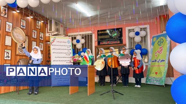 افتتاحیه سفیران سلامت مدرسه دخترانه شهید نوری