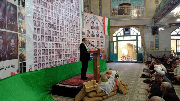 مراسم باشکوه یادواره شهدای شهرستان اسدآباد