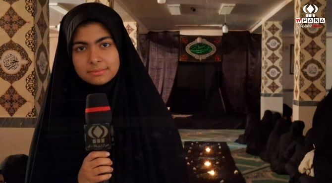 برگزاری مراسم شهادت حضرت فاطمه(س) در دبیرستان فرزانگان ۲