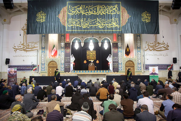 مراسم عزاداری سالروز وفات حضرت زینب در حرم بانوی کرامت