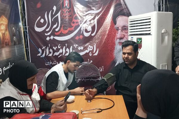 قرارگاه مرکزی اسکان مراسم وداع و تشییع رهبر شهید توسط شهرداری نصیرشهر