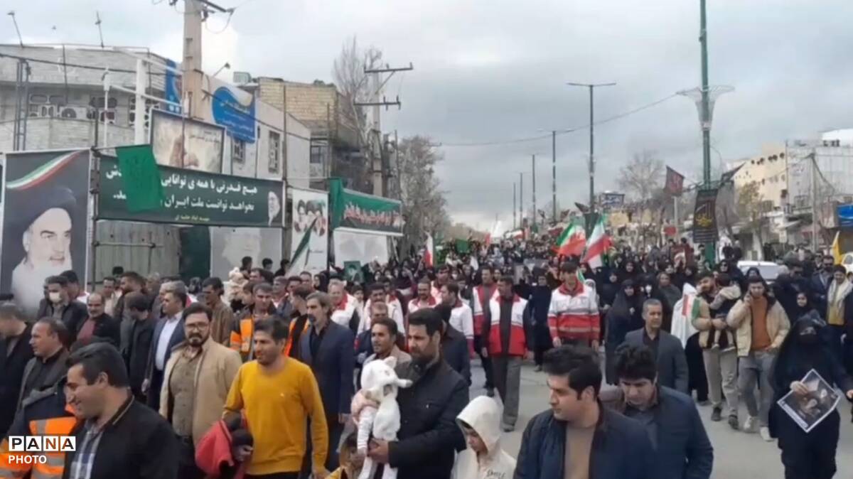 حضور پر شور مردم کوهدشت در راهپیمایی عظیم روز قدس