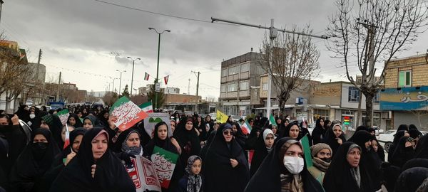 حضور پرشور مردم گل‌تپه در راهپیمایی ۲۲ بهمن