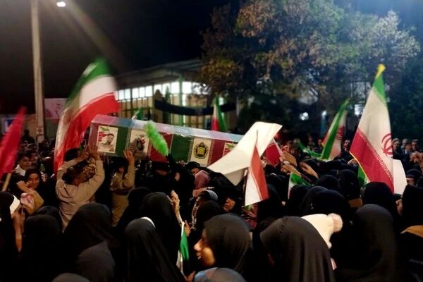 وداع با پیکر مطهر «شهید علیرضا یوسف‌زاده»