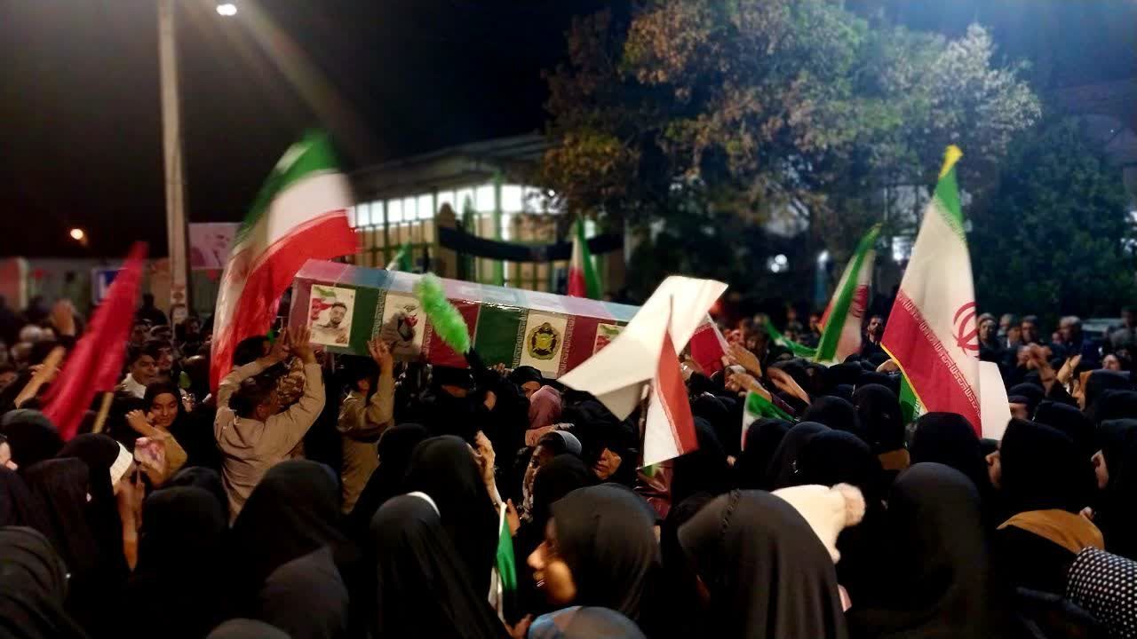 وداع با پیکر مطهر «شهید علیرضا یوسف‌زاده»
