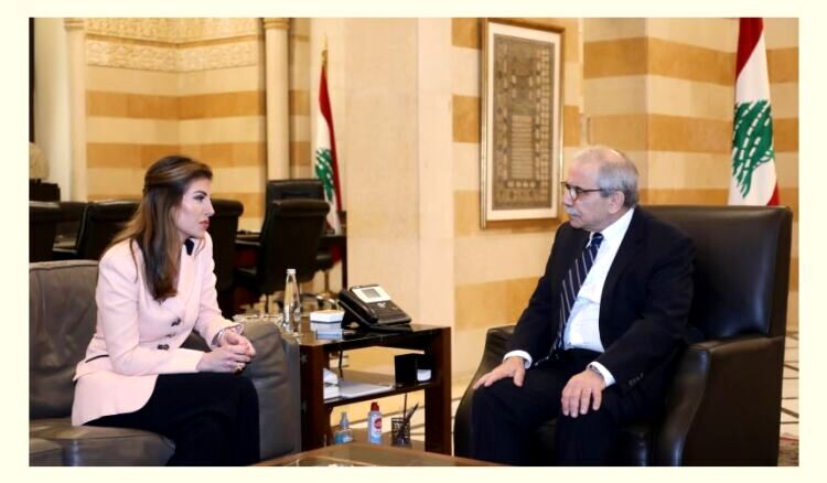 دیدار نخست وزیر لبنان با معاون فرستاده آمریکا به خاورمیانه