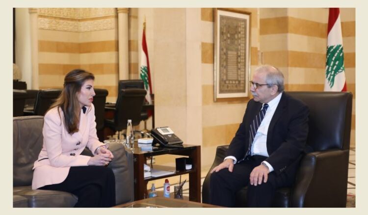 دیدار نخست وزیر لبنان با معاون فرستاده آمریکا به خاورمیانه