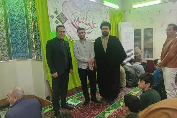 مراسم اختتامیه اعتکاف دانش آموزی در ناحیه دو شهرری 