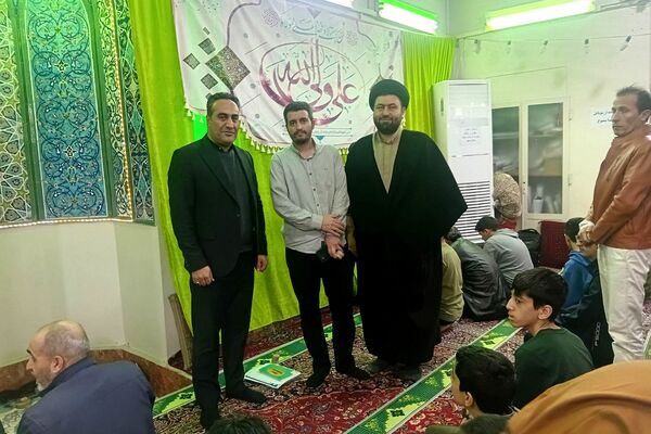 مراسم اختتامیه اعتکاف دانش آموزی در ناحیه دو شهرری 