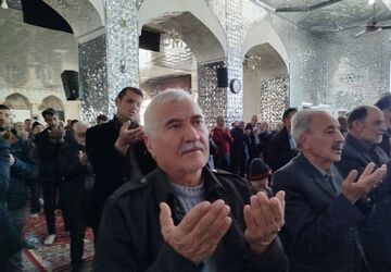 برگزاری نماز باران در شهرستان کاشمر 