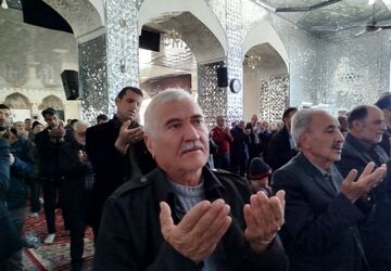 برگزاری نماز باران در شهرستان کاشمر 