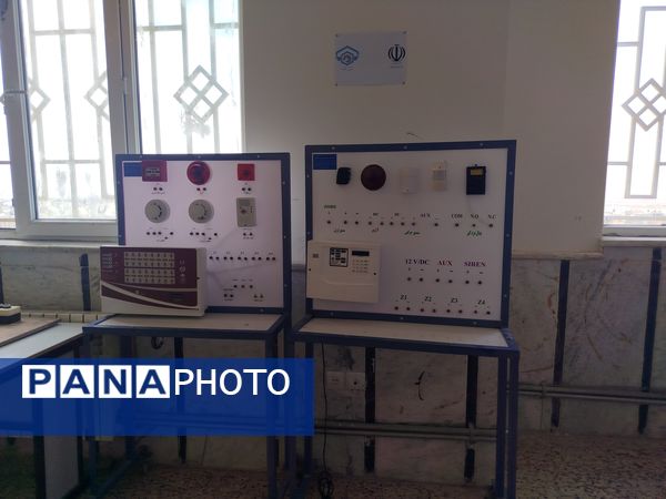 افتتاح نمایشگاه دست‌سازه‌های هنرستان خوارزمی سملقان