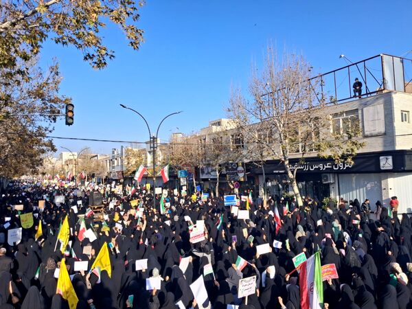 راهپیمایی میثاق با ولایت و محکوم نمودن اغتشاشات گروه های تروریستی در کاشمر