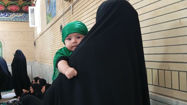 سربازان کوچک امام زمان در همایش شیرخوارگان حسینی شهرستان بن