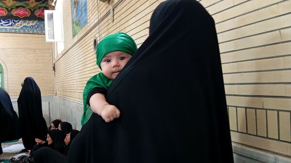 سربازان کوچک امام زمان در همایش شیرخوارگان حسینی شهرستان بن