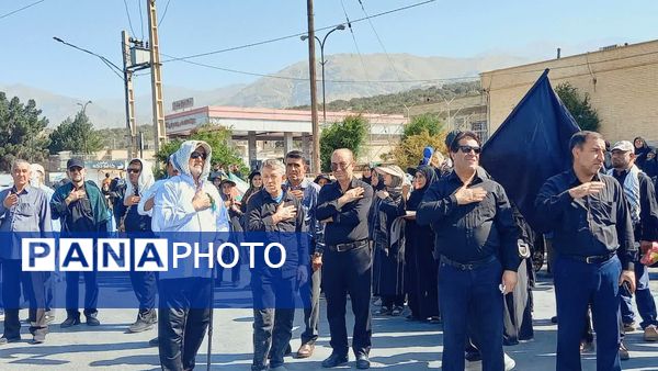 پیاده‌روی جاماندگان اربعین در یاسوج