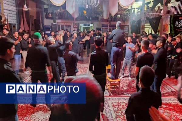 مراسم عزاداری شب تاسوعای حسینی در مسجد جامع شهر بار