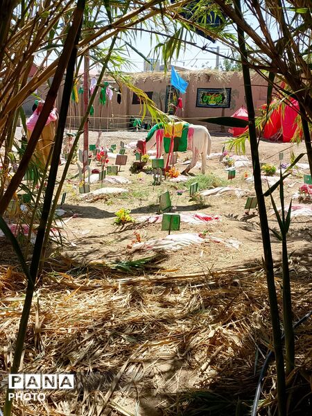 برپایی نمایشگاه «غنچه‌های خونین» در باقرآباد قم