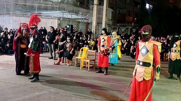 تعزیه‌خوانی در مسجد الهادی اهواز