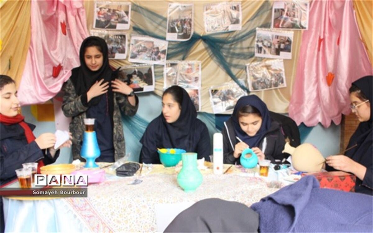 نمایش دستاوردهای دانش آموزان در کانون های استان البرز